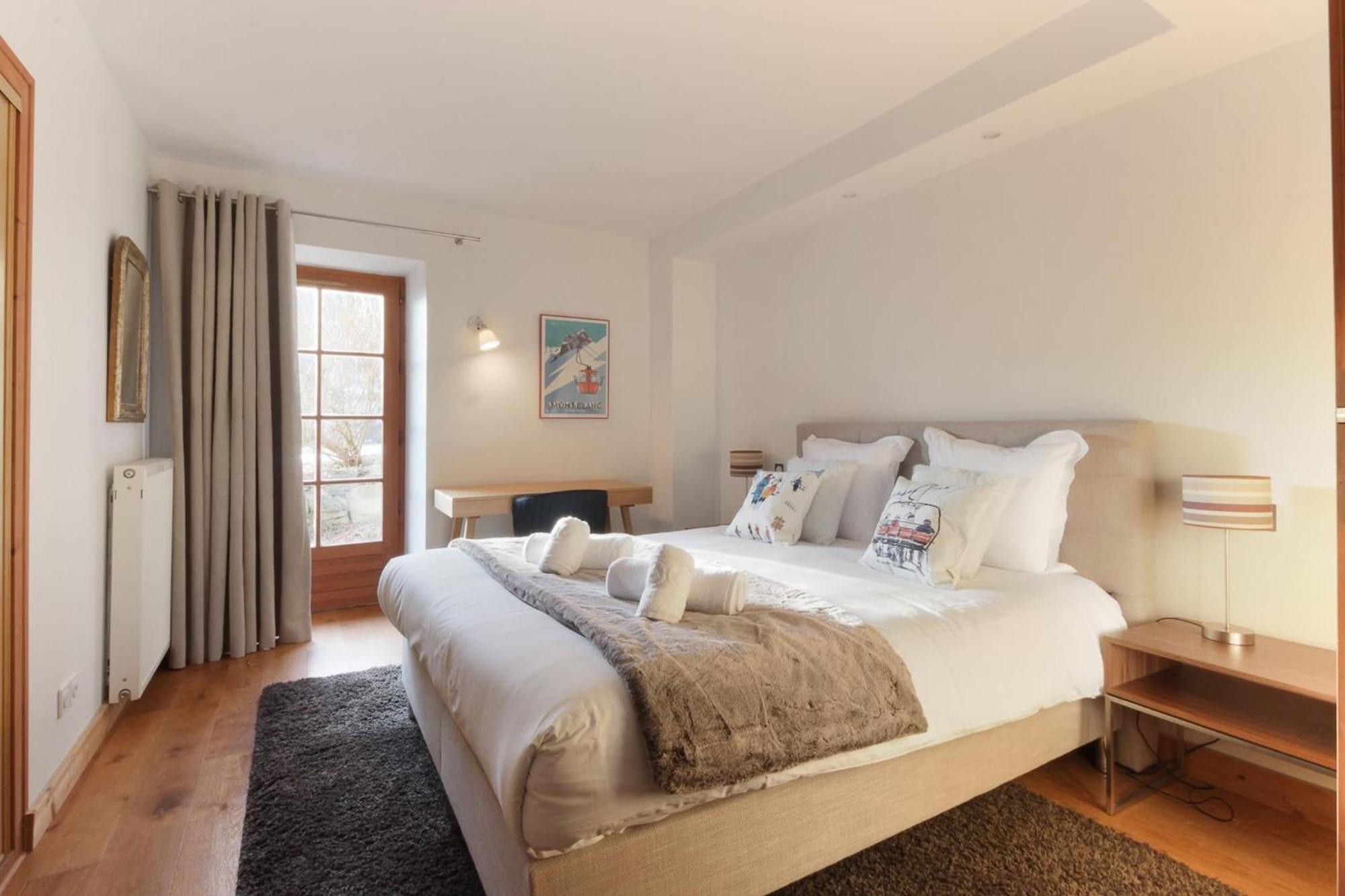 Apartament Les Alpins - Centre De Chamonix - Renove Avec Jardin Et Vue Imprenable Sur Le Montblanc Zewnętrze zdjęcie